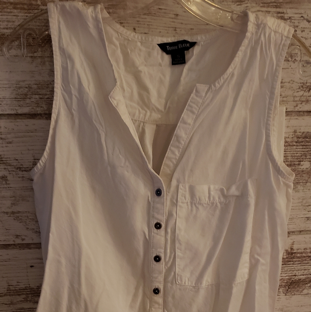Terre Bleue Sleeveless Tunic
